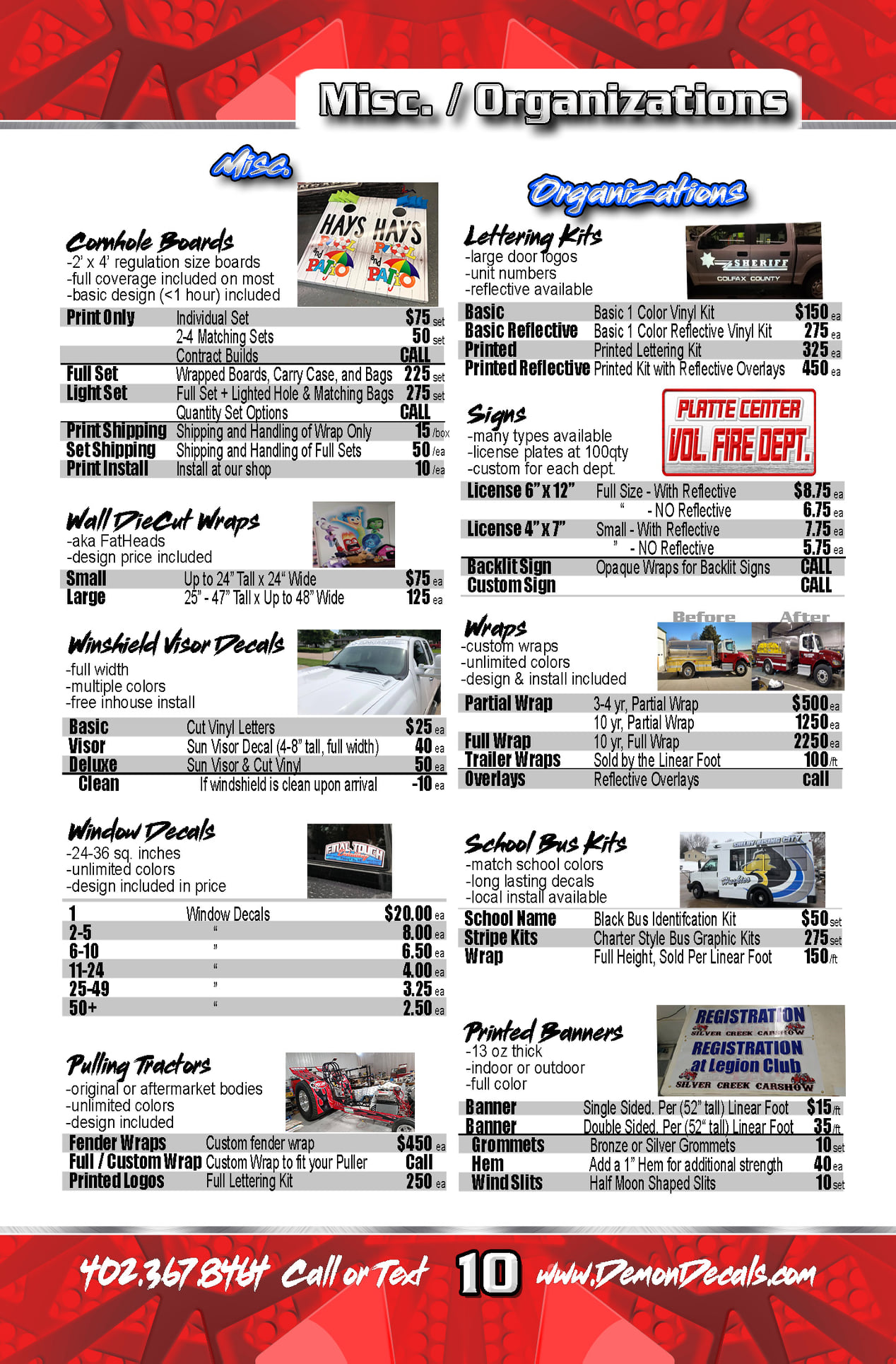 Catalog Demon Decals